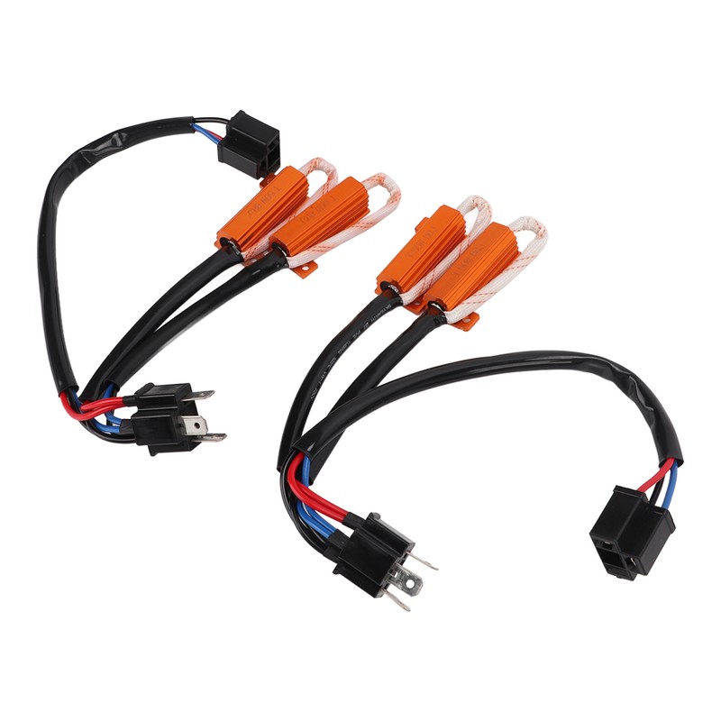 2pcs H4 50W 8Ω LED Resistor Error Free LED Lights