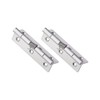 Spring Hinge Self-Opening Pack of 2 Stainless Steel Door Hinges,
