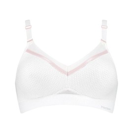 Triumph Triaction Free Motion N EX Sports Bra without Underwire, White, 95C