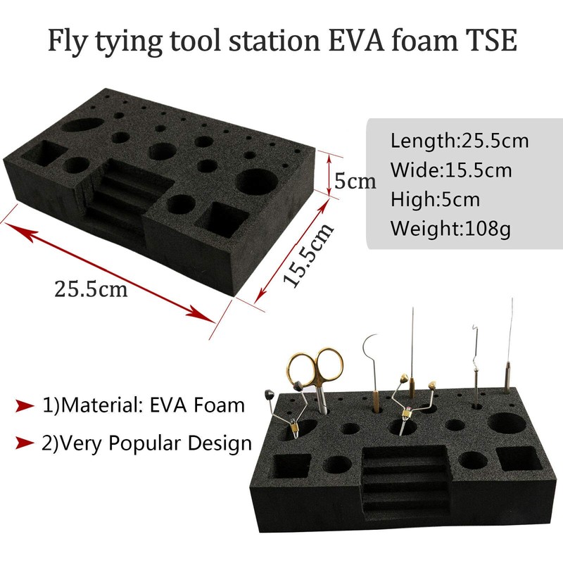 MAXIMUMCATCH Maxcatch Fly Tying Tool Organizer/Station/Bar Tool Post Caddy Rotating