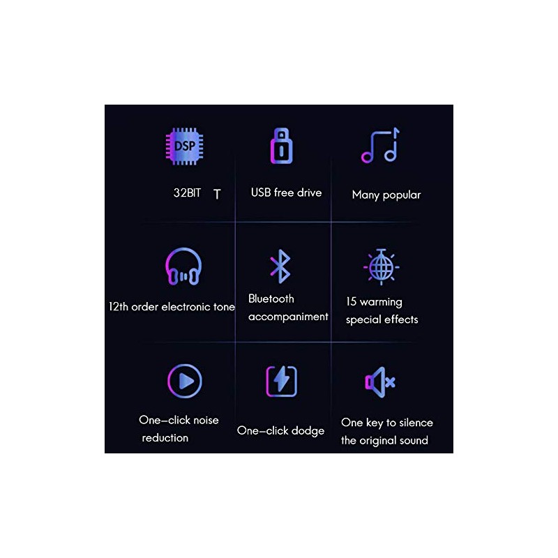 Oewnvmd Plug Sound Card for Live Streaming Voice Changer Sound
