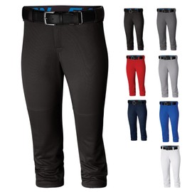 Easton Women's Standard Pro Elite Fastpitch Softball Pants Sizes | Multiple Colors, Black, Adult Medium