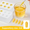 Reusable Silicone Suppository Molds Kit – 4-Pack 2ML Molds for