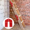Tandefio 4 Pcs Attic Ladder Hinge Replacement Kit Herringbone Ladder