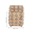 European Style Crystal Storage Box Crystal Jewelry Trinket Box Square