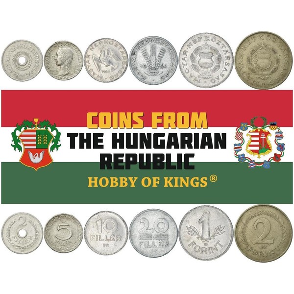 HOBBY OF KINGS 6 Coin Set from Hungary | 2