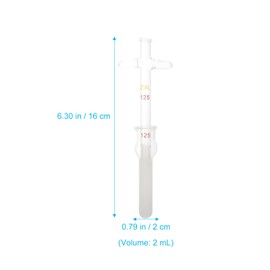 ULTECHNOVO Glass Tissue Grinder Homogenizer with Pestle 2Ml Cell Sample Preparation Laboratory Equipment for Biological Cell Crushing