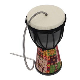 KOMBIUDA Djembe Drum Hand Painted Design Portable African Percussion Instrument for Adults Beginners for Music Teaching Performances Ensemble Settings