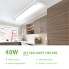 ANTLUX 4FT LED Flush Mount Puff Lights, 40W 4500LM, 4000K