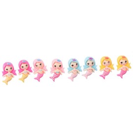 hobbyhub 60Pcs Mermaid Charms, Resin Mermaid Slime Charms Art Supplies for DIY Crafts, Phone, Hair Accessories