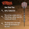 Warrior Awe Steel Tip Dart Set-90% Tungsten Barrels-26gm