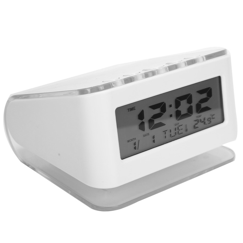 LCD Clock Date Temperature Display Mute Electronic Backlight Alarm Clock