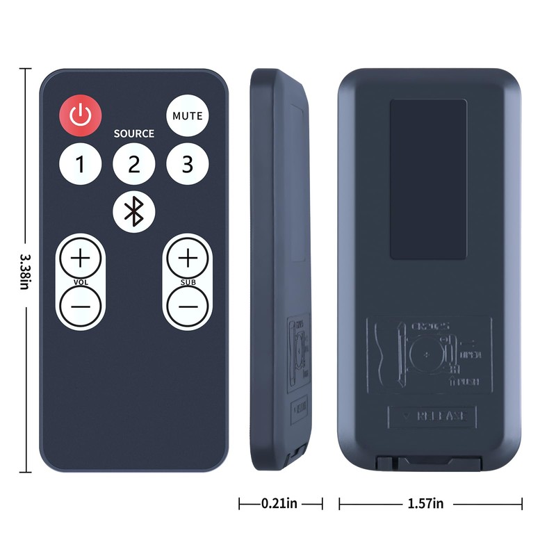 PZL New RE15031 Replacement Remote Control for Polk Audio Surroundbar
