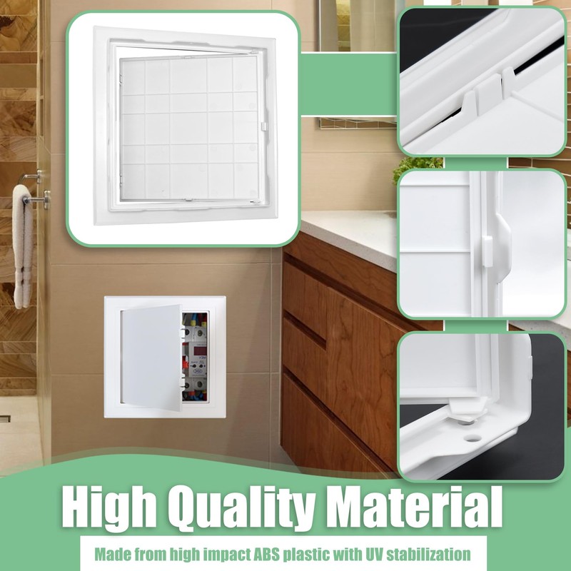 Memrita Plumbing Access Panels for Drywall,Reinforced Plastic Wall Access Doors