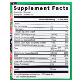 Equate Multivitamin Gummies for General Health, Natural Fruit, 300 Count