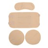 4pcs Castor Oil Packs Set Adjust Straps Prevent Leakage Washable