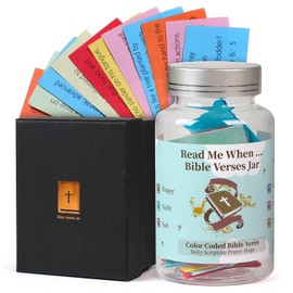 Bible Verse Jar,Christian Gifts for Women,Bible Jar, Bible Accessories Women, Womens Bible, Religious Gifts，Inspire Bible Gifts，Christmas Gifts For Women and Men.