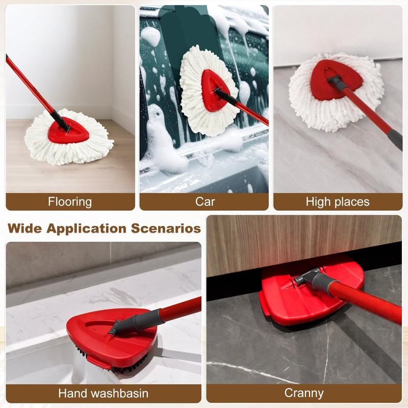 7 Pack Mop Heads Replacements for O Cedar, MOp Replace