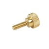 10 Pack 1/4-20 x 3/4 Inch Threads Solid Brass Diamond