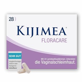 Kijimea FloraCare – modelled on the natural vaginal flora, 33 specially tuned lactic acid bacteria in high dosage + vitamin B2, B3, B7, folic acid and zinc - pack of 28