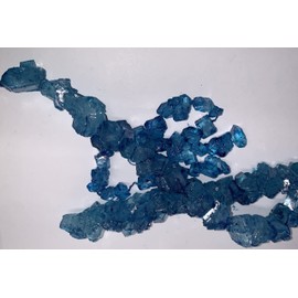 SweetGlob Old Fashioned Rock Candy Crystals on Strings (Blue Raspberry, 1 Pound)