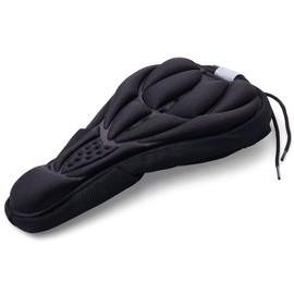 Gel Lined Bike Seat Cover for Mountain Bikes/Spin Bikes/City Bikes