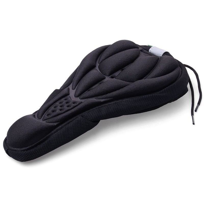 Gel Lined Bike Seat Cover for Mountain Bikes/Spin Bikes/City Bikes
