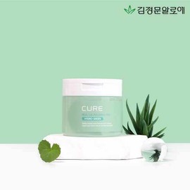 Kim Jung Moon Aloe Cure Relax Toner Pads 1 Bottle + 1 Refill (Total 90 Pads) (Regular Price 41,000 Won) / 김정문알로에 큐어 릴렉스 토너패드1통+리필 1개 (총90매) (정가 41,000원)