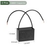 YOKIVE 2Pcs Ceiling Fan Capacitor CBB61, Metallized Polypropylene Film Capacitor
