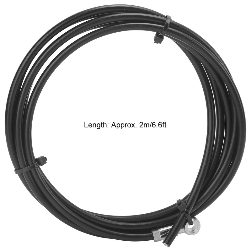 Cerlingwee 2m Bicycle Brake Hose DIY Bicycle Hydraulic Hose Black
