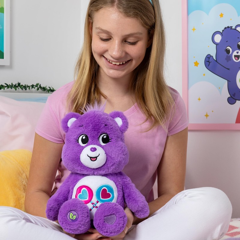 Care Bears 14" Share Bear Plushie - Medium Size -