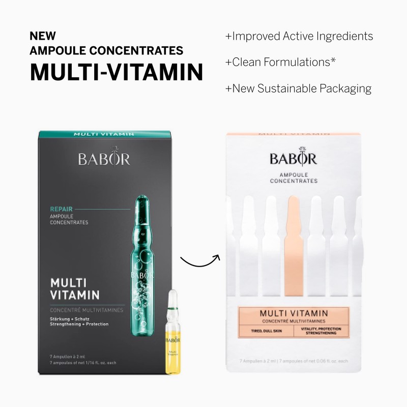 BABOR Multi Vitamin, Serum Ampoules for the Face, with Vitamin