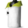 Wine Bottle Cooler Cool Coat, White/Lime