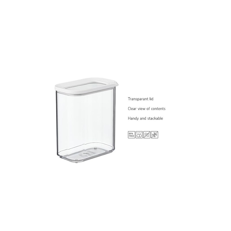 Mepal - Modula Rectangular Food Container - Transparent Storage Box