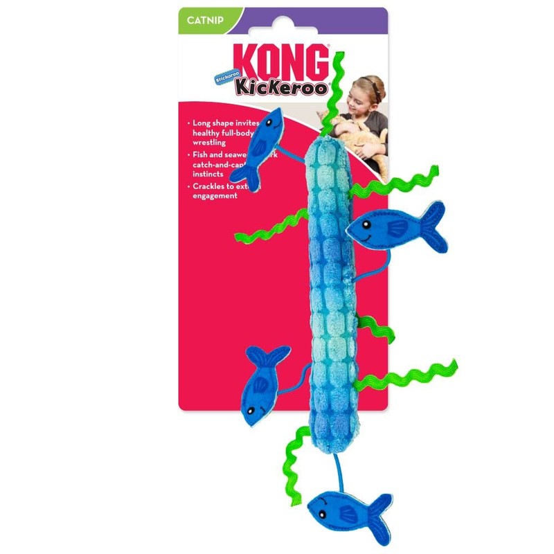 KONG Kickeroo Stickeroo Cat Toy with Catnip