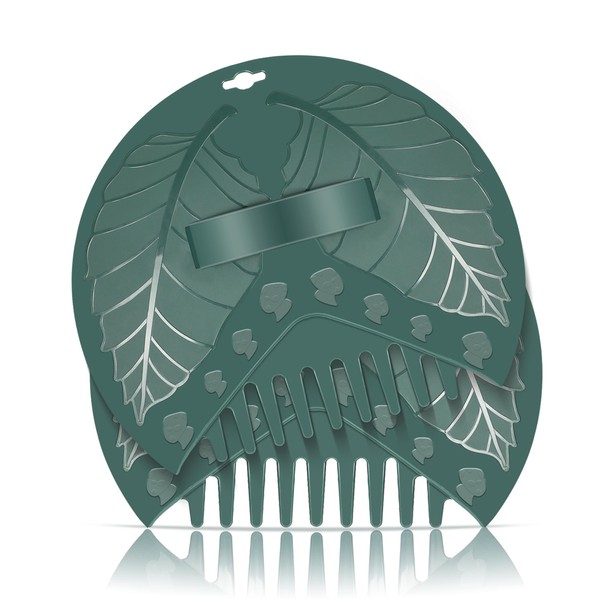 ORIENTOOLS Leaf grabber, Upgraded Yard Hand Rakes Durable Leaf Scoops