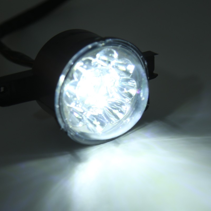 12V 14 LEDs Front Head Light Lamp 3 Wire Buckle