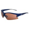 EPOCH Eyewear Epoch 1 Inlaid hule anteojos de sol, Marco Azul.