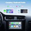 Haudio 10.1" Single Din Car Radio with Rotatable Touchscreen, Wireless