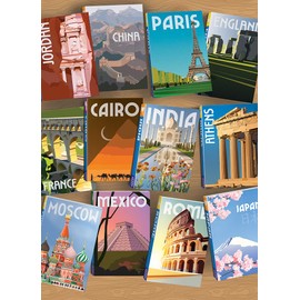Cobble Hill 1000 Piece Puzzle - Where to Next? - Sample Poster Included