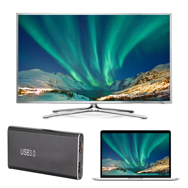 Capture Card USB to HDMI 1080p60 Frame Video Capturing Box