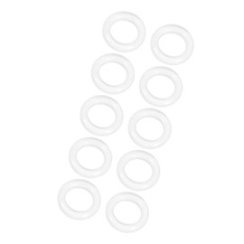 GLOKUUCA Silicone O-Rings - 10 Packs Rubber Gaskets Seal Rings Fits for Faucet Seal Pipe Repair - O Ring Assortment Kit - 6mm ID x 10mm OD x 2mm Height