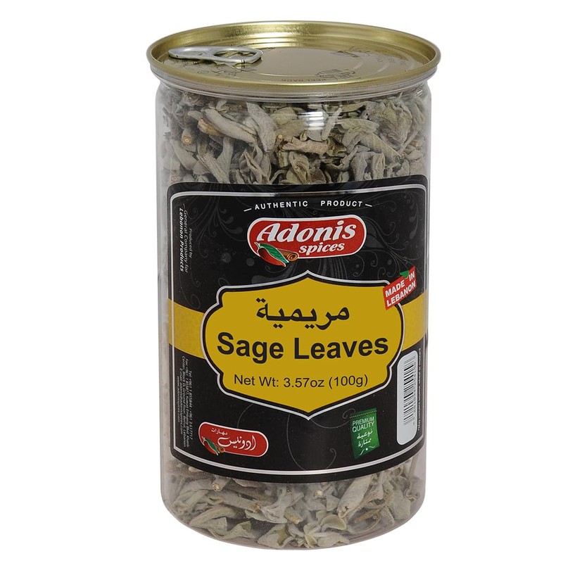 Adonis - Sage Leaves, 3.5 Oz (100g)