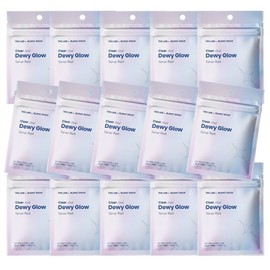 The Lab by Blanc Doux Clear Hyal Water Glow Toner Pads 10ml Travel Ziploc Pouch + Free Gift (Random), 15 Sets, Pack of 4 / 더랩바이블랑두 클리어 히알물광 토너패드 10ml 여행용 지퍼팩파우치 +사은품(랜덤), 15세트, 4매입