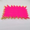 40 x neon flourescent stars - 15cm x10cm assorted neon