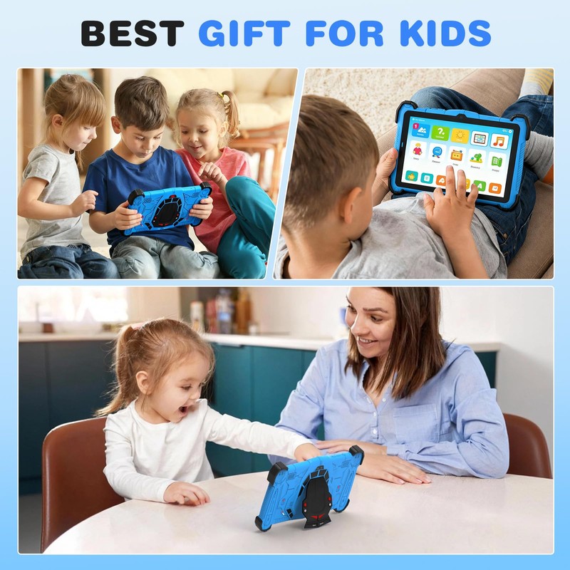 YATIOM 7 Inch Android 15 Kids Tablet, 10GB RAM 64GB