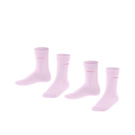 ESPRIT Unisex Children's Cotton Socks (Pack of 2), Pink (Rose 8738)