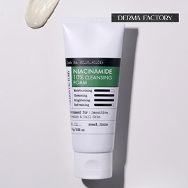 더마팩토리 비건인증 나이아신아마이드 10 클렌징 폼 100g Dermafactory Vegan Certified Niacinamide 10 Cleansing Foam 100g