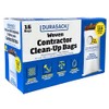 DURASACK Contractor Bags Heavy Duty 40-Gallon Reusable White Woven Polypropylene