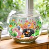 QUOZUO Broken Barrel Fish Tank Decor, 16pcs Fish Tank Accessories